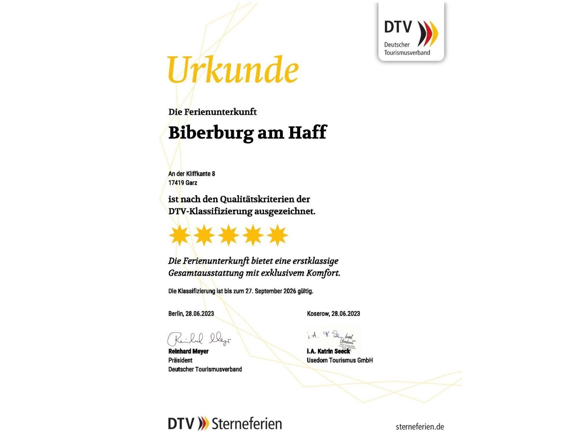 Ferienhaus "Biberburg Am Haff" Garz  Екстер'єр фото